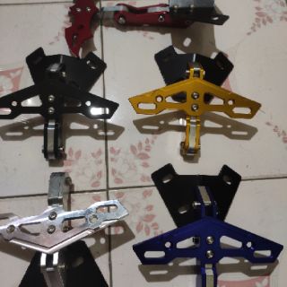 Pát biển số gập kiểu cánh dơi CNC