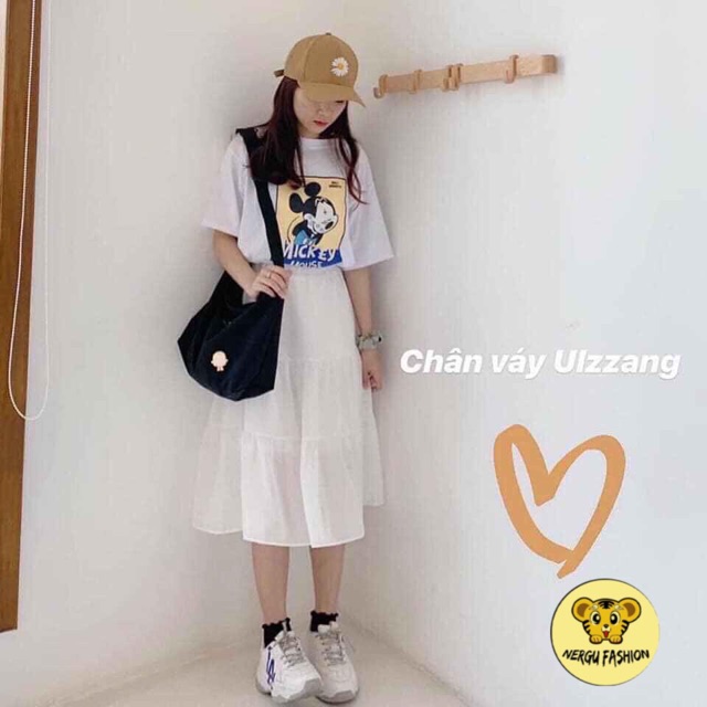 CHÂN VÁY NỮ CHÂN VÁY VINTAGE 2 LỚP SIÊU XINH 2 MÀU | BigBuy360 - bigbuy360.vn