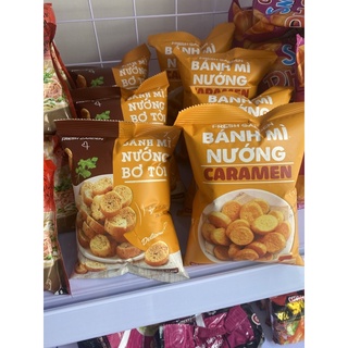 Snack bánh mỳ bơ tỏi / caramen