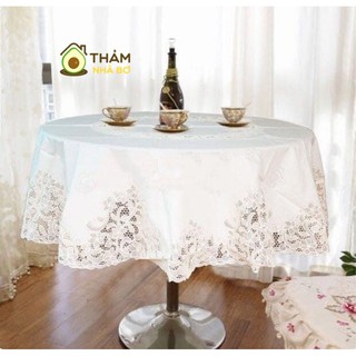 Khăn Trải Bàn Tròn Thương Hiệu Towa Nhật Bản Đường Kính 160cm