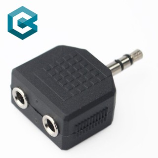 Jack 3.5 ly ra 2 cổng 3.5 ly