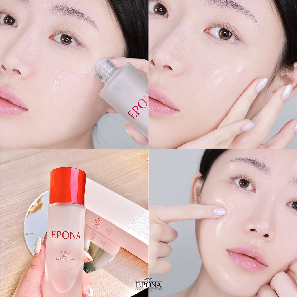 Tinh Chất nước thần Epona Premium Birch Essence Toner Căng Bóng, Phủ Sáng Làn Da 150ML