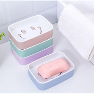 HỘP ĐỰNG BÁNH XÀ PHÒNG MẶT CƯỜI - MÀU SẮC NGẪU NHIÊN