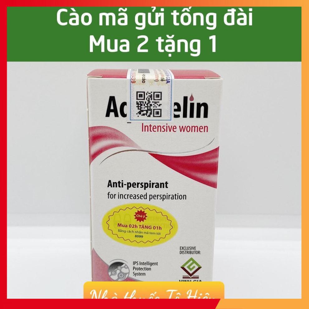 Lăn Khử Mùi Aquaselin Intensive Women dành cho nữ mồ hôi nách nhiều