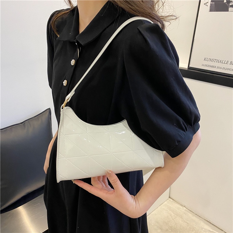 Túi Đeo Vai Màu Trơn 2022 Thời Trang Đơn Giản Cho Nữ