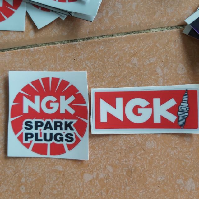 Tem Decal Sticker Dán Xe NGK Giá Rẻ #2k