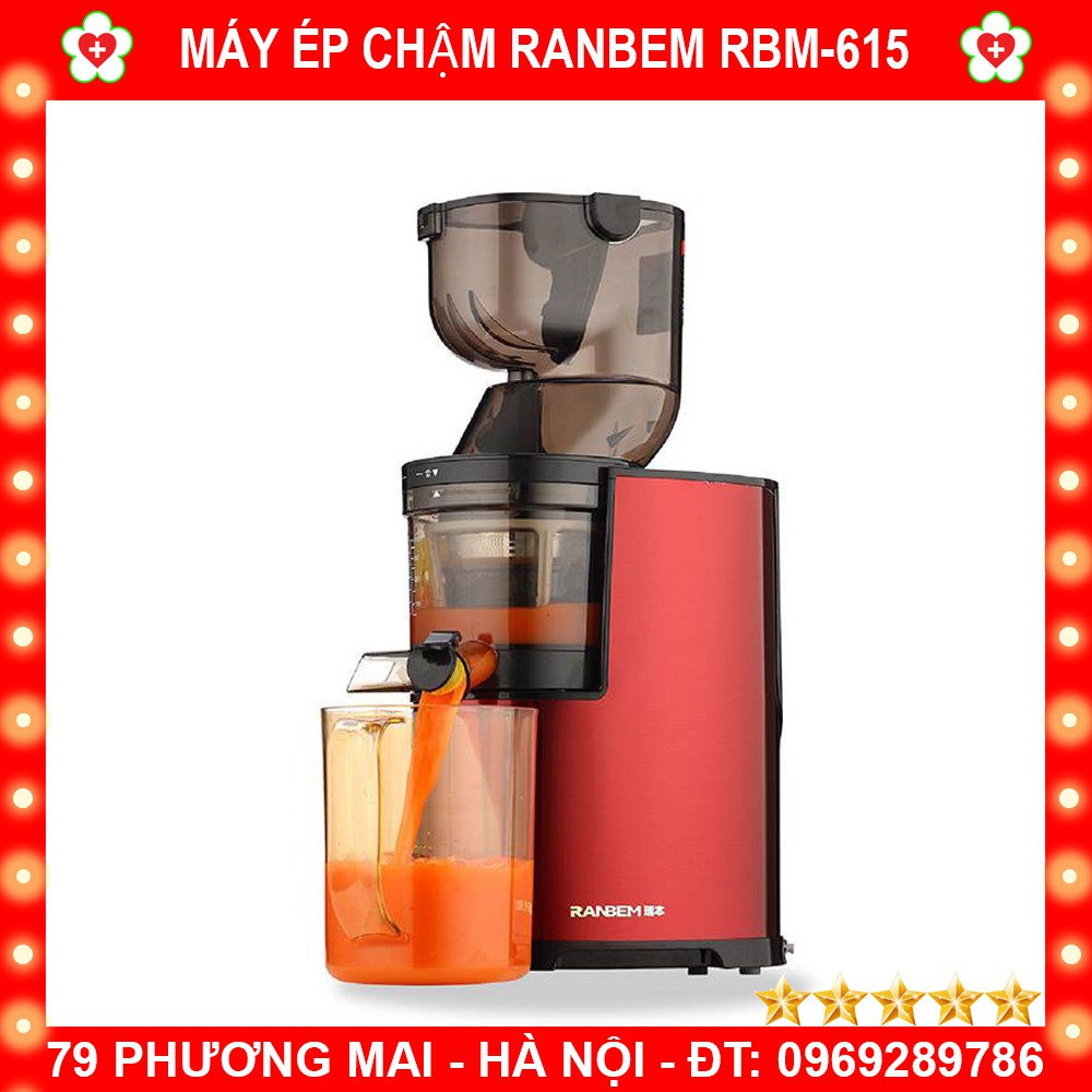 Máy Ép Hoa Quả Tốc Độ Chậm Ranbem RBM-615 (Hiệu Quả, Chất Lượng)