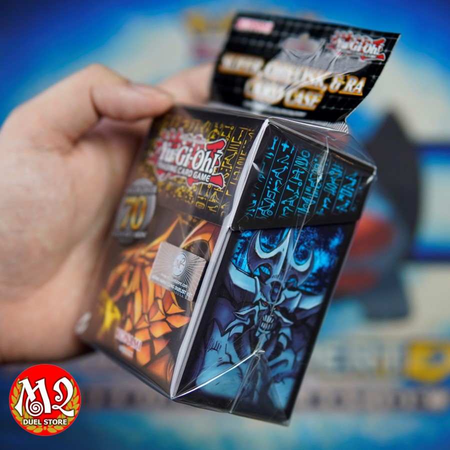 Hộp đựng bài Yugioh Egyptian God Slifer, Obelisk, &amp; Ra Card Sleeves - Sức chứa 70+ Chính hãng Konami sản xuất