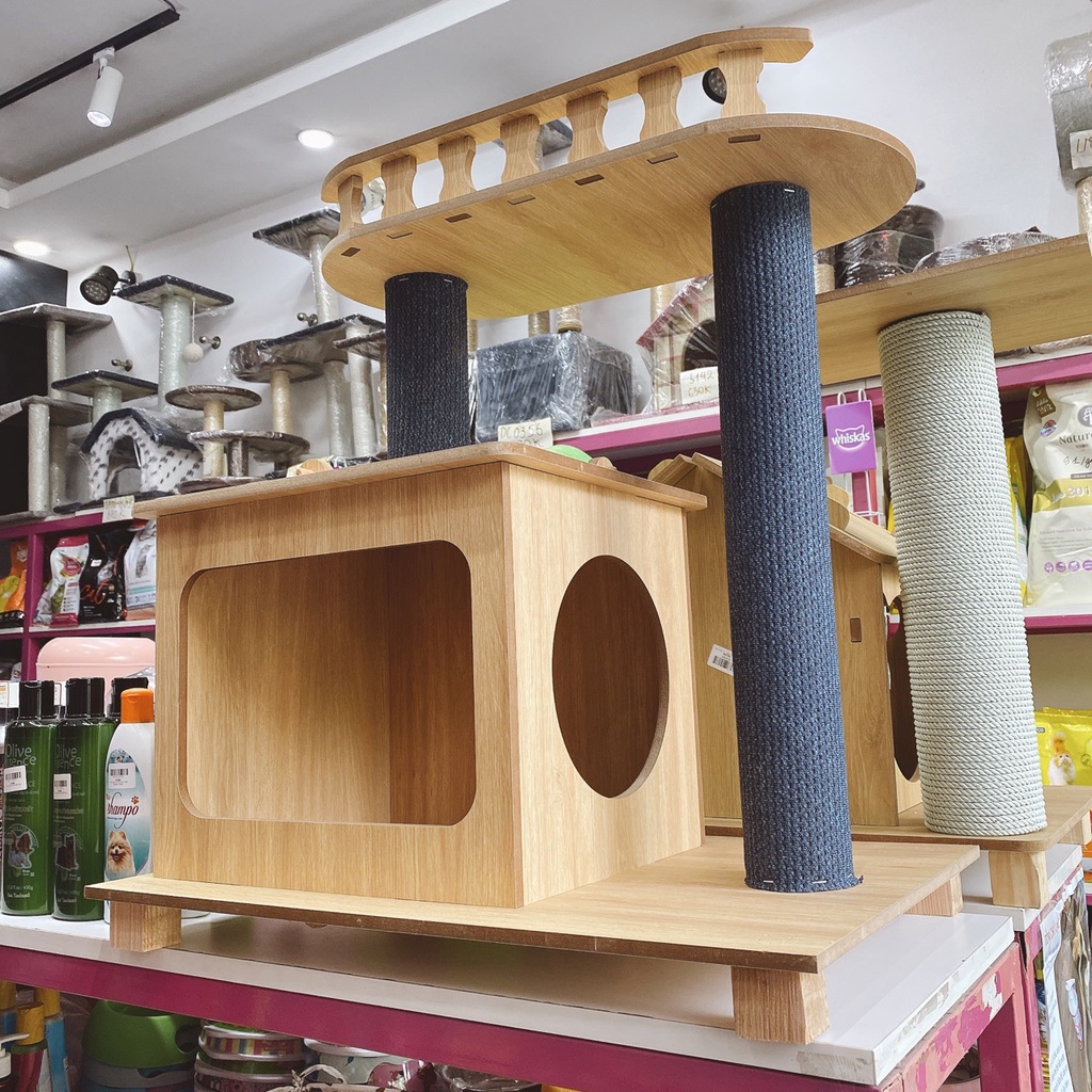 Nhà Gỗ Cho Mèo HP - 02