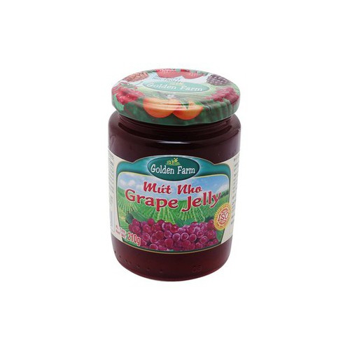 MỨT NHO/GRAPE JELLY 210G HIỆU GOLDEN FARM