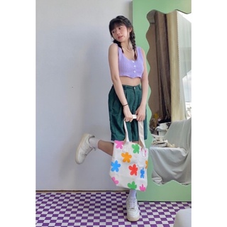 Quần short ngố xanh lá