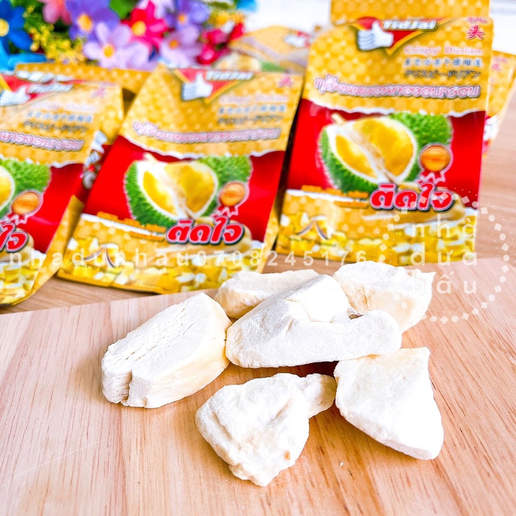 Lẻ một gói nhỏ sầu riêng sấy lạnh Thái Lan gói nhỏ 45g