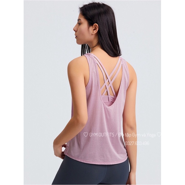 Áo Tập Reenergizead 2-in -1 Tank Lululemon - Áo Tank Liền Bra Tập Yoga Gym Cao Cấp