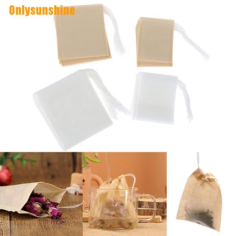 Bộ 100 Túi Lọc Trà Có Dây Rút Tiện Lợi