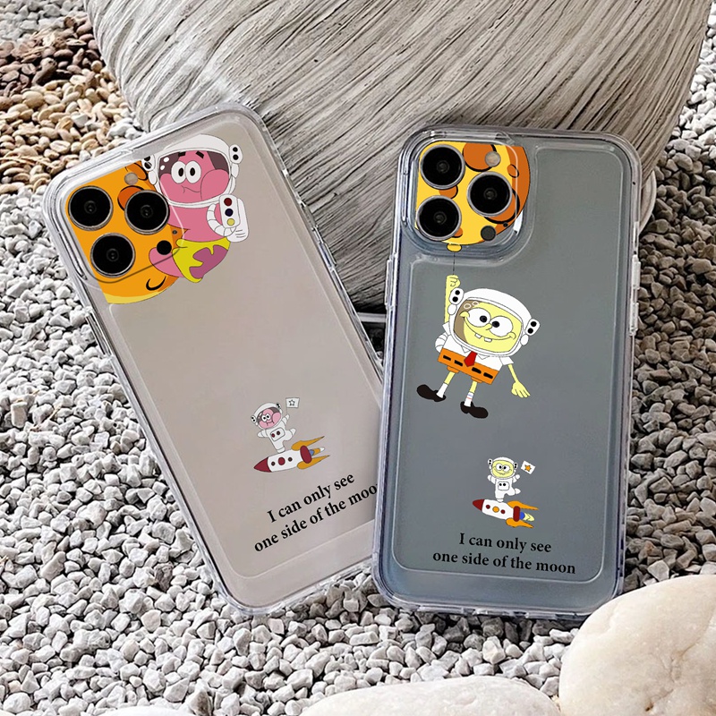 Ốp lưng iphone Ốp điện thoại SUNTAIHO TPU mềm trong họa tiết phi hành gia thích hợp cho iPhone 11 ProMax 13 12 Pro XSMax XR XS 8 7Plus