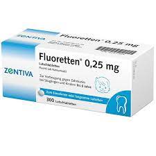 Viêm ngậm chống sâu răng fluoretten 0,25mg 300 viên