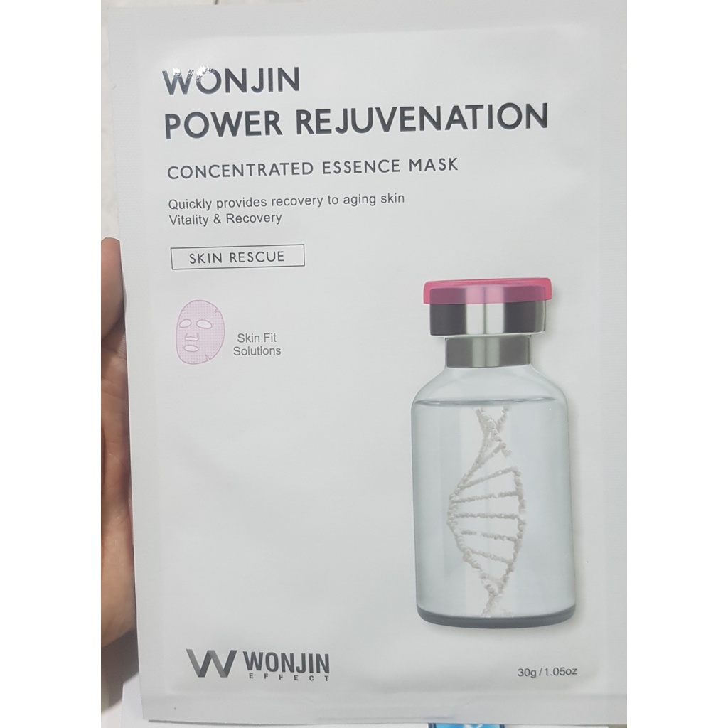 Mặt Nạ Wonjin Hàn Quốc Chính Hãng Wonjin Effect Energy Supplement Water Toning Hydro Vial Power Rejuvenation Mask