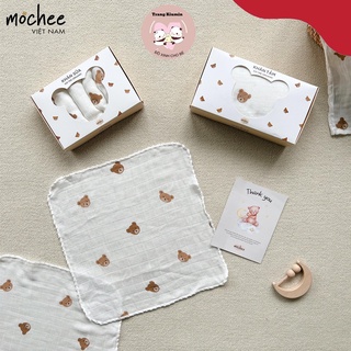 Set 6 khăn sữa sợi tre mềm mịn, thoáng mát