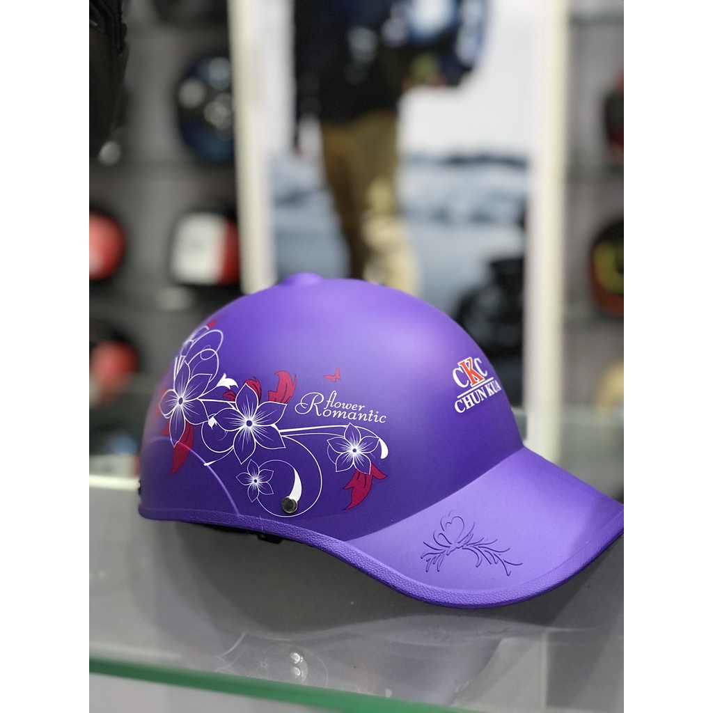 Mũ bảo hiểm thời trang CKC nữ - Cam kết chính hãng