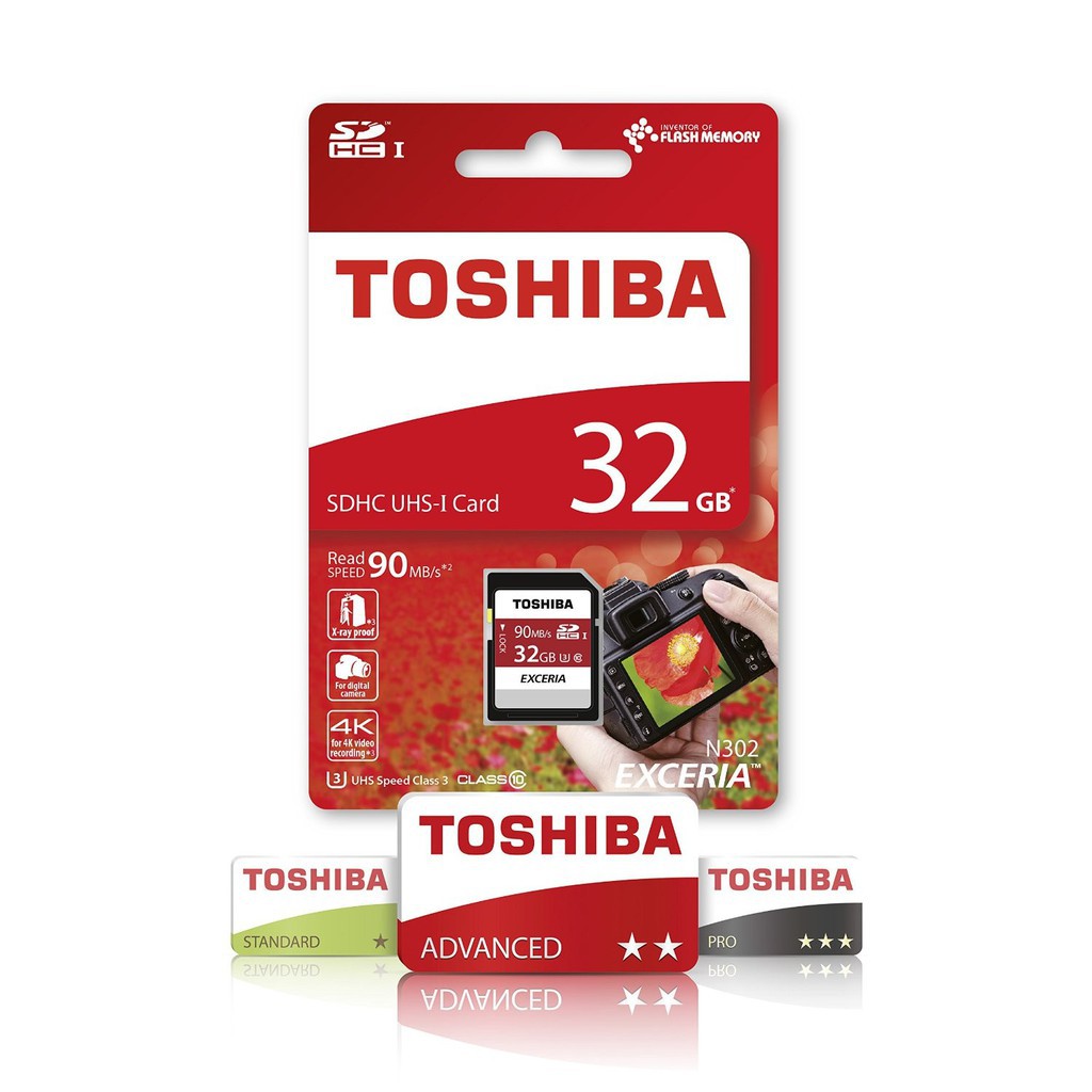 Thẻ Nhớ Sdhc 32Gb Toshiba Exceria N302 90Mb/S Uhs-I U3 Class 10 Hổ Trợ 4K - Chính Hãng  - chuyensiphukien1 | BigBuy360 - bigbuy360.vn
