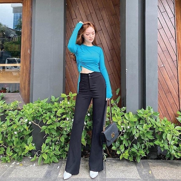 [ Quà tặng đơn hàng 99K] QUẦN ỐNG LOE LƯNG CAO SƠ VIN CHUẨN PHOM - May theo yêu cầu | BigBuy360 - bigbuy360.vn