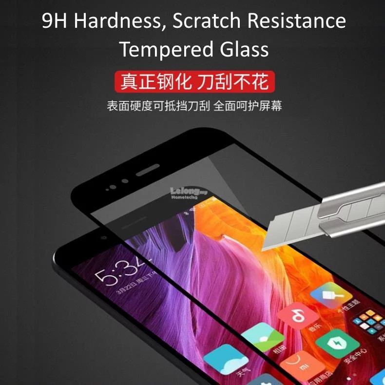 Kính Cường Lực Xiaomi Mi A1/ Mi 5x FULL màn, FULL KEO Silicon