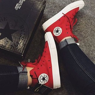 Giày all star ck ii nam đỏ tươi cổ cao
