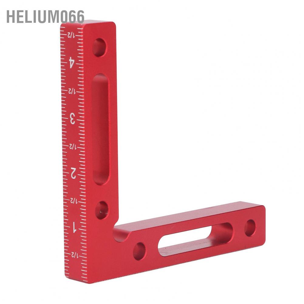 2 cái Kẹp định vị góc phải 90 độ Thước vuông hình chữ L bằng nhôm Hợp kim chế biến gỗ Công cụ thợ mộc Helium066