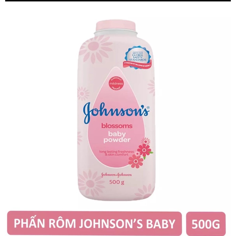 Suata24h-Phấn thơm Johnson's Baby hương hoa 500g-200g-100g