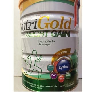 Sữa Nutri Gold Weight Gain 900g - Sữa dành cho người gầy