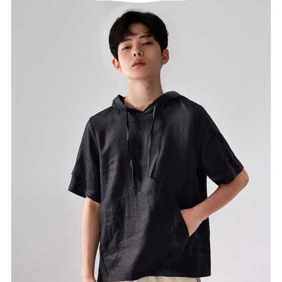 Áo thun Stee Hoodie Tay ngắn WINDY - Giá sỉ Unisex