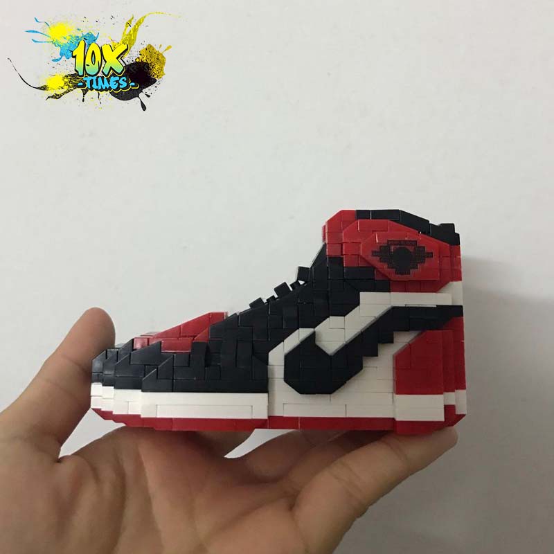 Mô hình lắp ráp 3d giày sneaker thể thao bóng rổ logo nổi  quà tặng bạn trai, trẻ em, quà tặng sinh nhật
