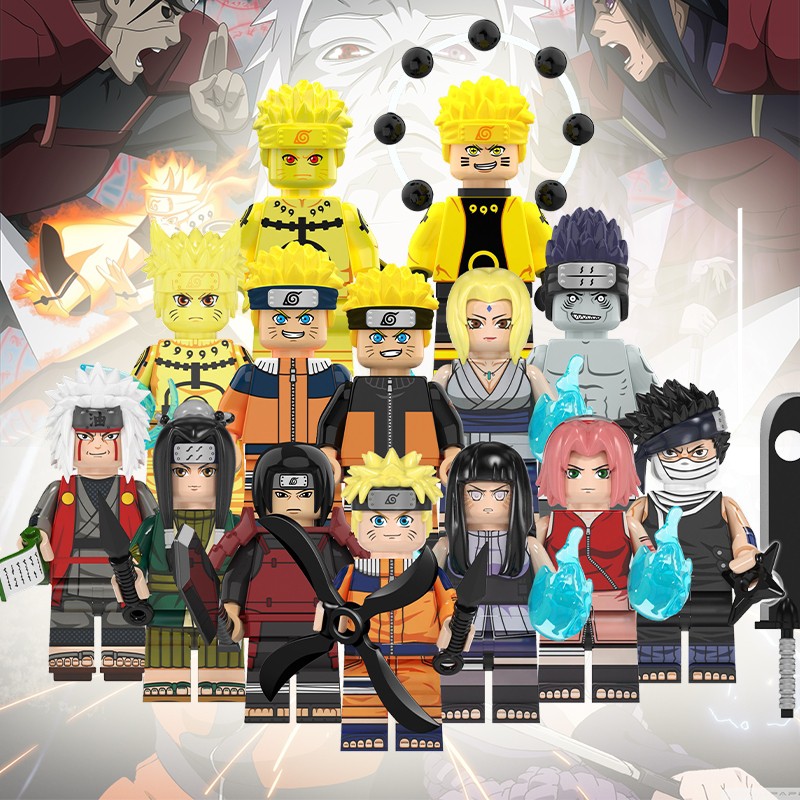 Lego Naruto lục đạo mô hình mini figure bộ sưu tập Anime