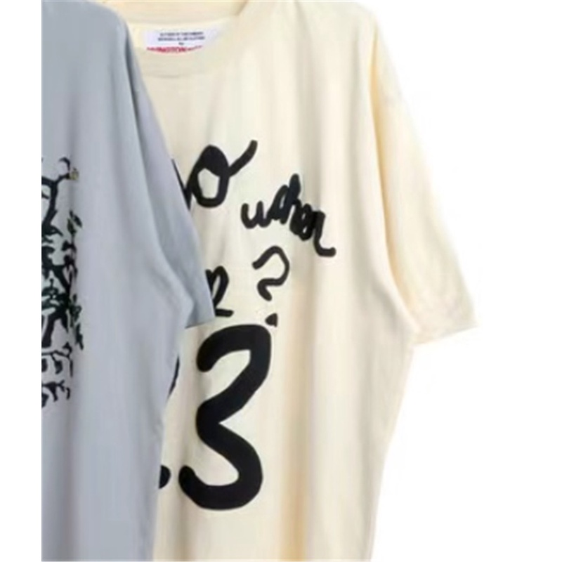 Áo Thun Tay Ngắn In Chữ RRR123 Thời Trang Cho Nam Nữ