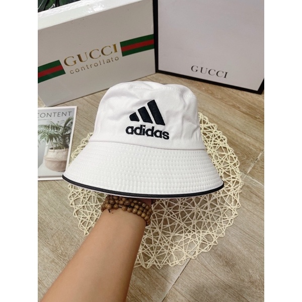 MŨ BUCKET TAI BÈO VIỀN ĐEN ĐẸP