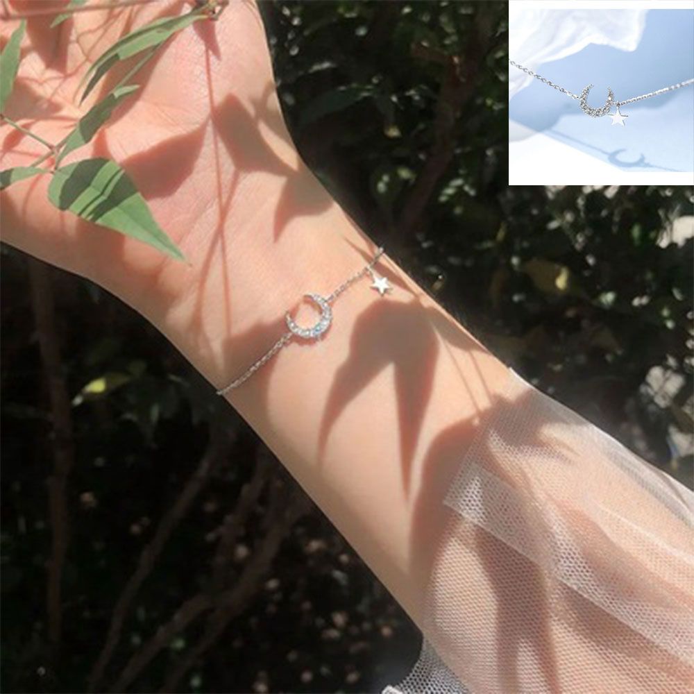 Vòng Tay Hình Trăng Sao Thời Trang Dành Cho Nữ