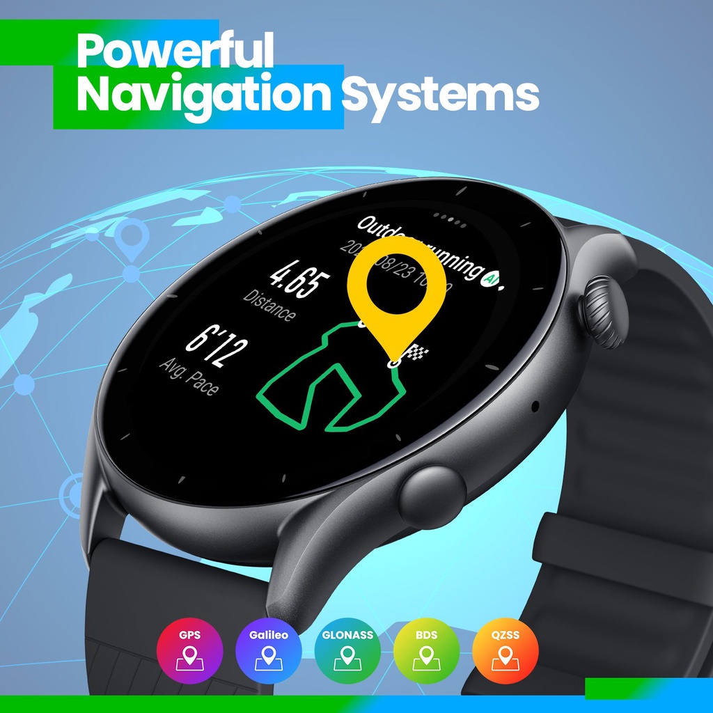 Amazfit GTR 3 mới nguyên seal | Quốc tế full tiếng việt | Phân phối chính hãng | Bảo hành 12 tháng