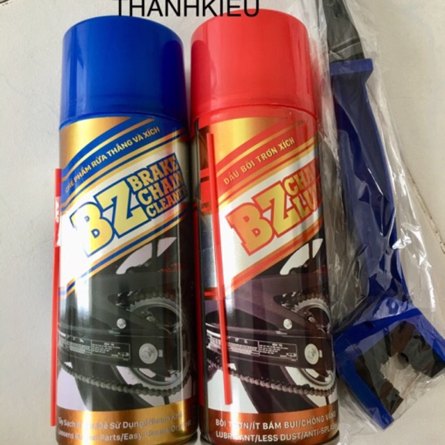 Vệ sinh sên BZ dưỡng sên _ Rửa sên siêu sạch 2 CHAI TẶNH BÀN CHẢI