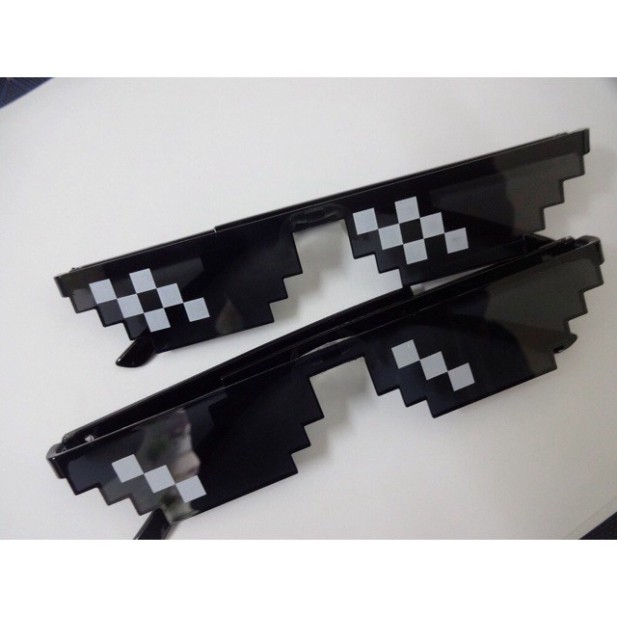 BỘ 2 MẮT KÍNH THUG LIFE 6 CHẤM SIÊU NGẦU (MÀU ĐEN) | BigBuy360 - bigbuy360.vn