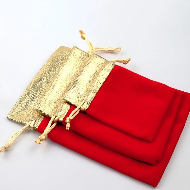 Túi Dây Rút Đựng Trang Sức Chất Liệu Mềm Chất Lượng Cao