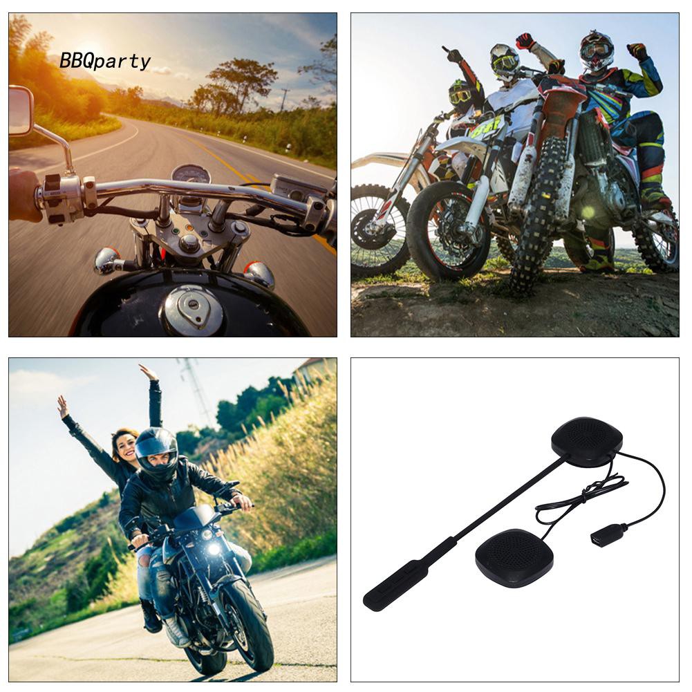 Bộ Tai Nghe Bluetooth Không Dây Gắn Mũ Bảo Hiểm Xe Mô Tô