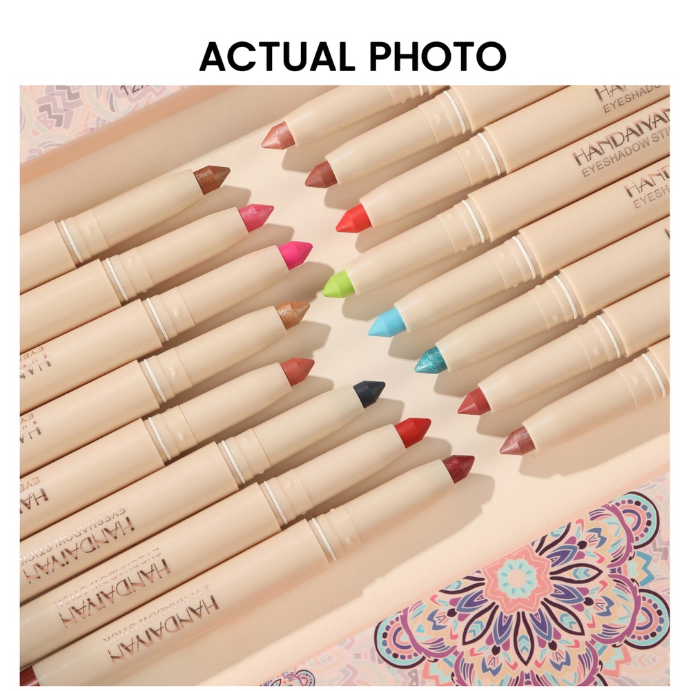 Hàng Có Sẵn Handaiyan Bút Phấn Mắt Màu Bút Phấn Mắt Mài Và Mài Không Nhòe Lâu Trôi Bút Phấn Mắt Dạng Nằm Thanh Phấn Mắt Thanh Toán Khi Nhận Hàng
