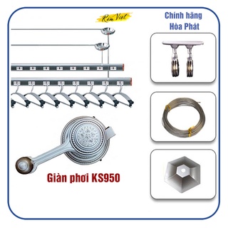 Giàn Phơi Thông Minh KS950 Chính hãng Hòa Phát, Siêu Bền, Dễ sử dụng