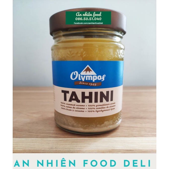 Tương Vừng Tahini Bơ Mè Olympos Lọ 300 Gram