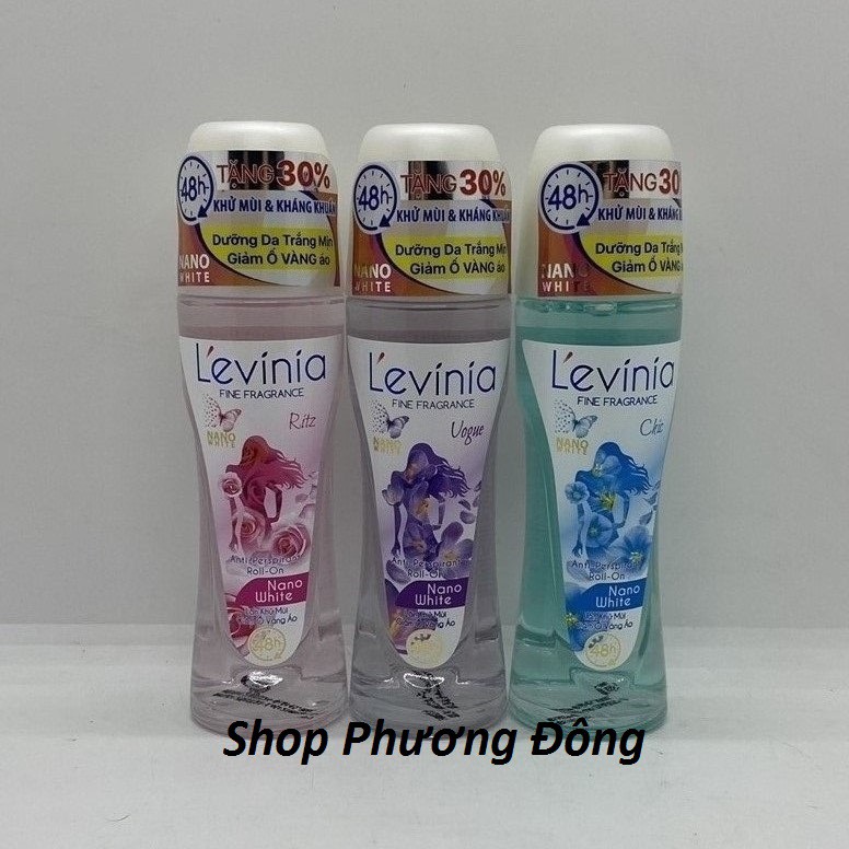 Lăn khử mùi trắng da ngọc trai L'evinia (Levinia) 65g