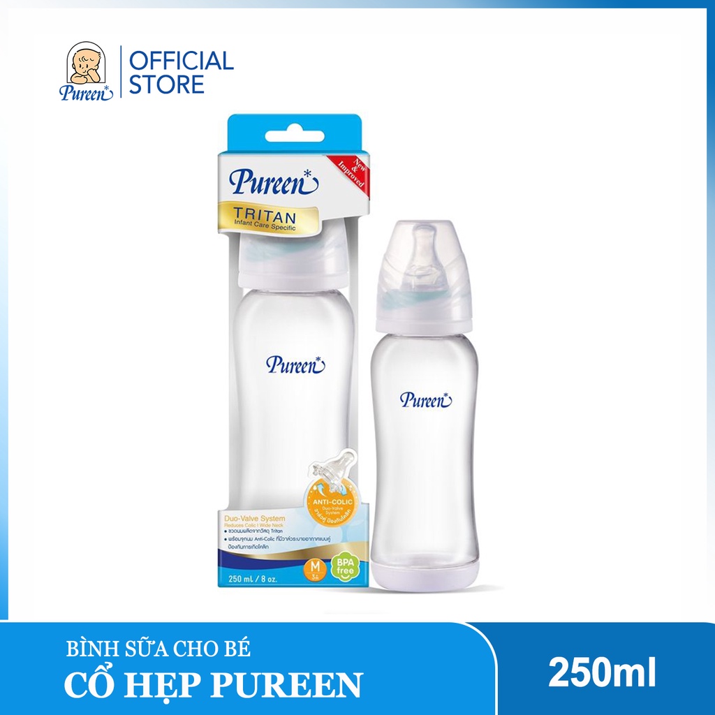 Bình sữa Cổ Hẹp Pureen (250ml)