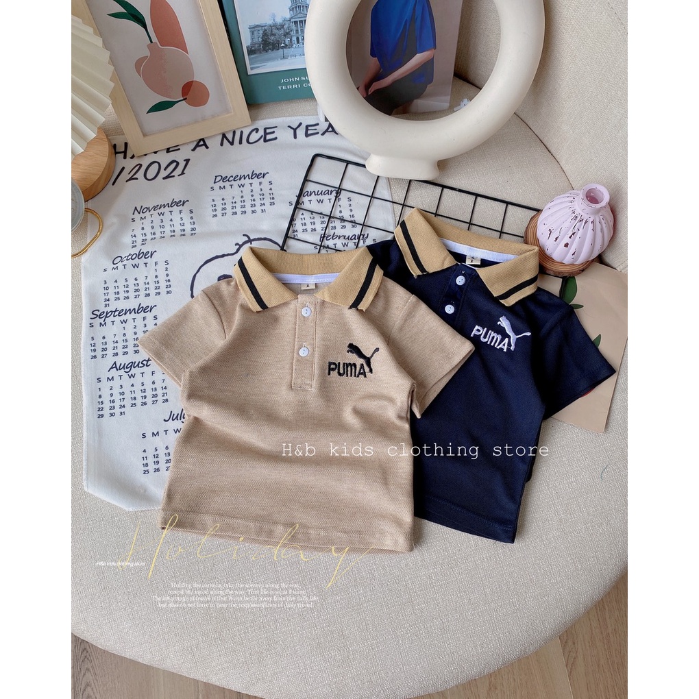Áo Polo Cotton Lacoste Cho Bé Trai 7-30kg