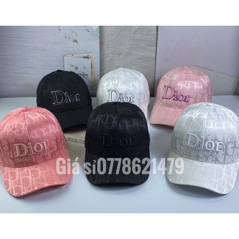 Nón kết - mũ lưỡi trai vải gấm dir cá tính thời trang nam nữ
