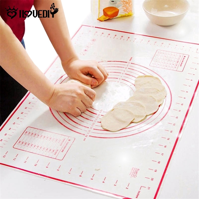 Thảm Silicon Nhào Bột Làm Bánh Chống Dính