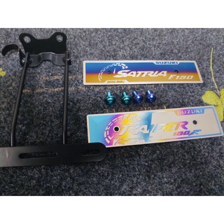BẢNG TÊN SATRIA, RAIDER TITAN 3D KÈM PAT KIỂU INDO & ỐC GR5